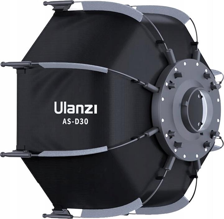 Actual product image Ulanzi AS D30 Octagonal Softbox With Mini Bowens Mount And Grid 30cm (Soft boxes, 30 cm)