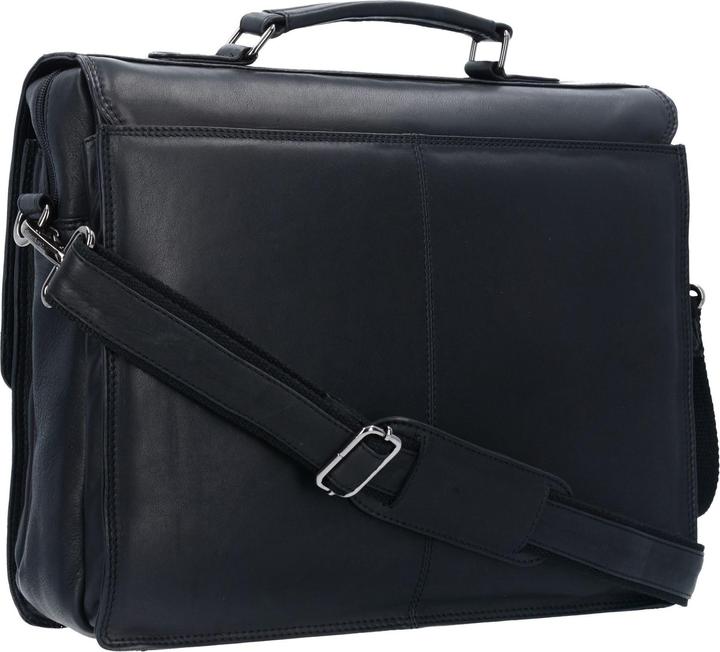 Image du produit Greenland Nature Black Nappa Porte-documents en cuir 40 cm Compartiment pour ordinateur portable
