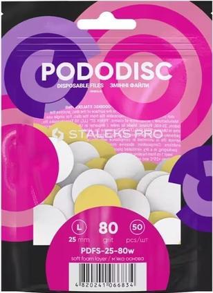 Produktbild Staleks White Refill File Pads for Pedicure Disc Pro L 80 Grit