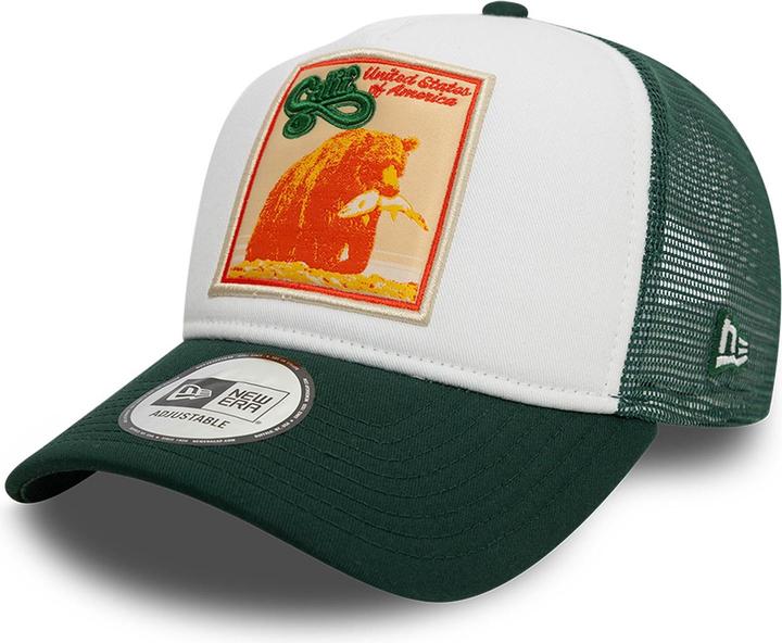 New Era A-Frame Mesh Trucker Cap - California Patch (One Size)