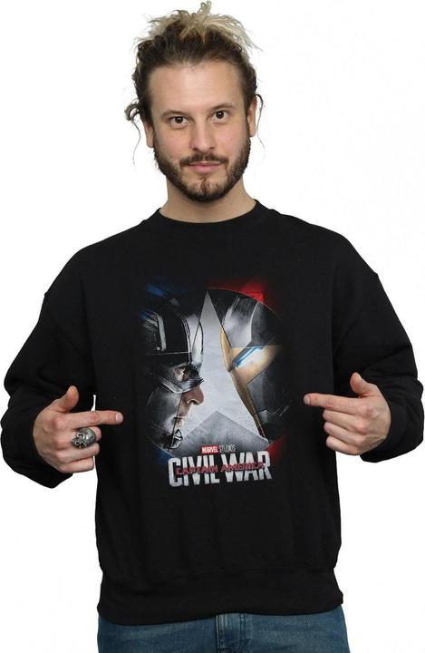 Produktbild Marvel Captain America Civil War Poster Sweatshirt (XL)
