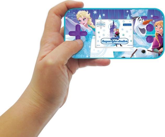 Produktbild Lexibook JL2367FZ Disney Frozen Die Eiskönigin ELSA Compact Cyber Arcade Tragbare Spielkonsole, 1