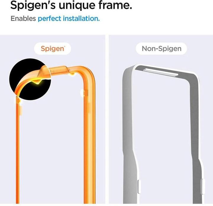 Produktbild Spigen Gehärtetes Glas Alm Glas.Tr 2er-Pack Galaxy A54 5g Klar (1 Stück, Samsung Galaxy A54 5G)