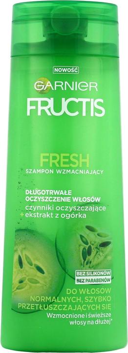 Garnier New Fructis Fresh Shampoo For Quickly Oily Hair 400Ml (400 ml, Flüssiges Shampoo)