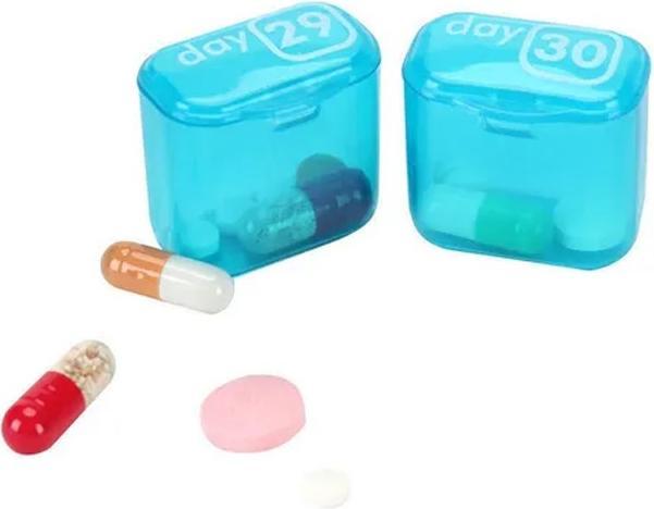Image du produit Cbx pilulier mois - 31 jours bleu