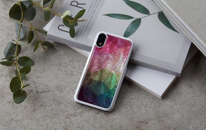 Actual product image Ikins SmartPhone case iPhone XR water flower white (Apple iPhone XR)