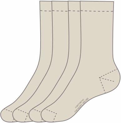 Actual product image Camano Women ca-soft cotton socks 4p (pack of 4, 35, 38)