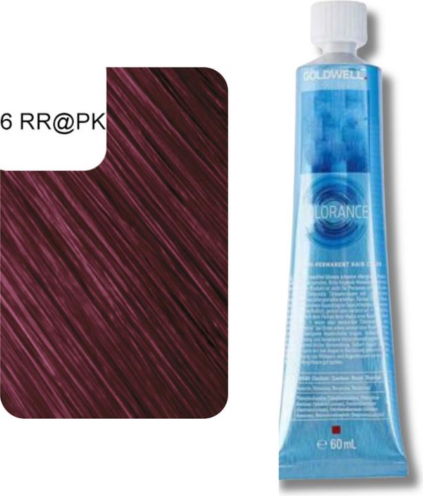 Image du produit Goldwell Colorance Tube Demi-Permanente (6RR@PK Dramatic Red Elumenated Rouge intense)