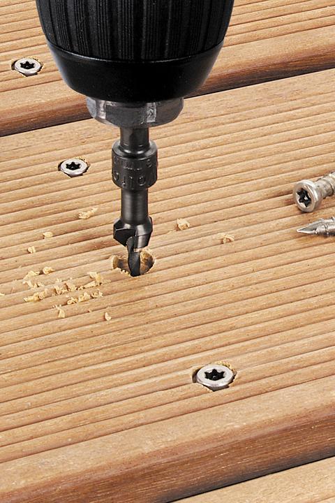 Actual product image wolfcraft wolfcraft 1 Vorbohrer mit Senker, S=6-kt., ø4,5-12 (12 mm)