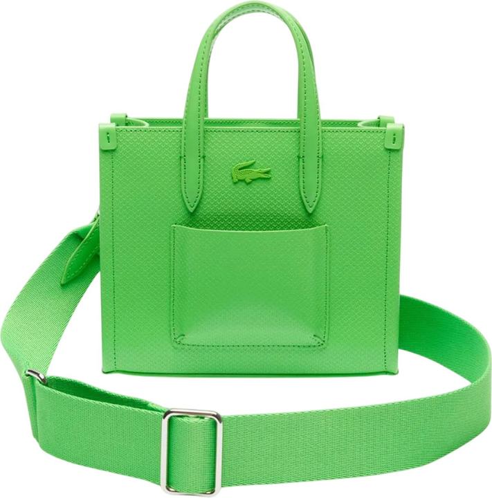 Actual product image Lacoste Chantaco Mini Leather Tote Bag