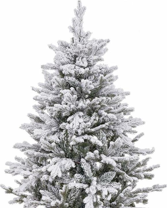 Produktbild BigBuy Weihnachtsbaum Gold Polyäthylen Verschneit 82 x 82 x 120 cm (120 cm)