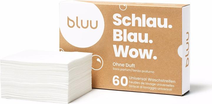 Actual product image bluu Universal washing strips (180 Washing cycles, Washcloths)