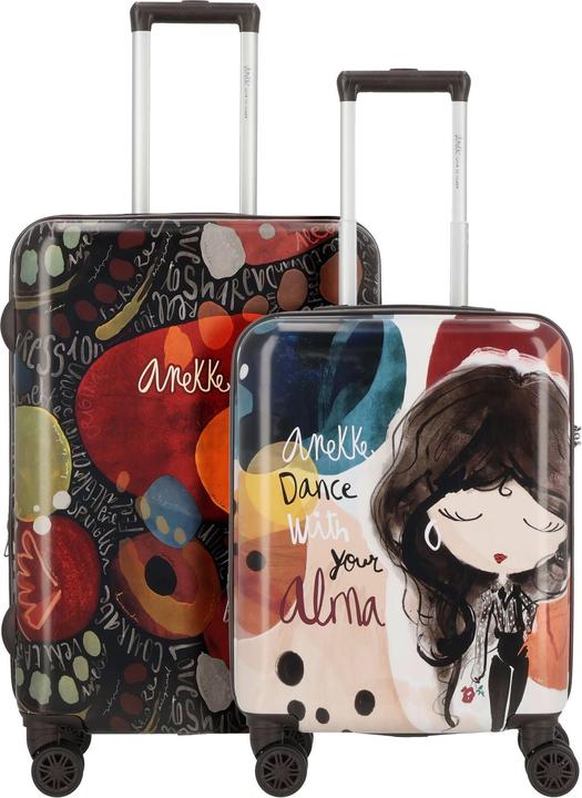 Image du produit Anekke Viaje 4 Rollen Kofferset 2-teilig mit Dehnfalte (91 l, L (90 - 115l))