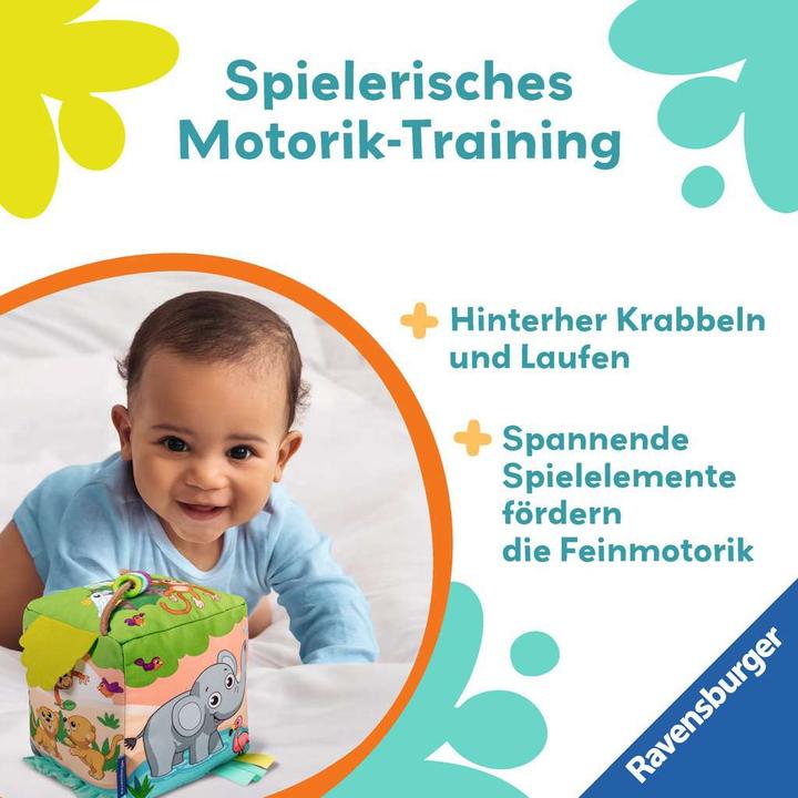 Produktbild Ravensburger Motorik-Musik-Spiel-Würfel: Wilde Tiere