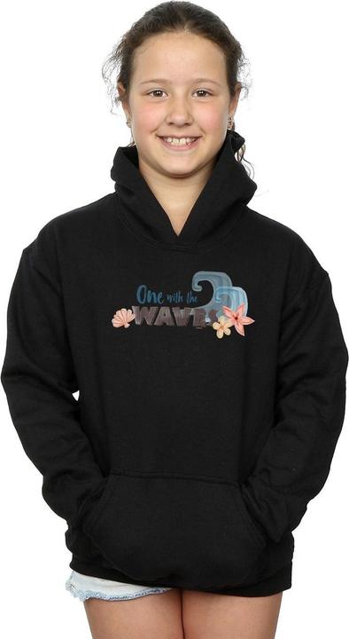 Actual product image Disney Girls Moana One With The Waves Hoodie (128)