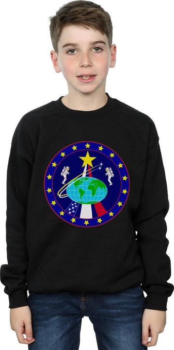 Actual product image Nasa Boys Classic Globe Astronauts Sweatshirt (128)