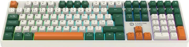 Productafbeelding Canyon Computertoetsenbord Shadder GKW-11 Mech RGB UK/US Wireless Wit