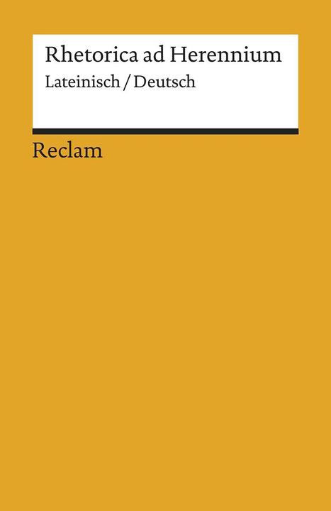 Immagine prodotto Rhetorica ad Herennium (Tedesco, Thierry Hirsch, 2019)