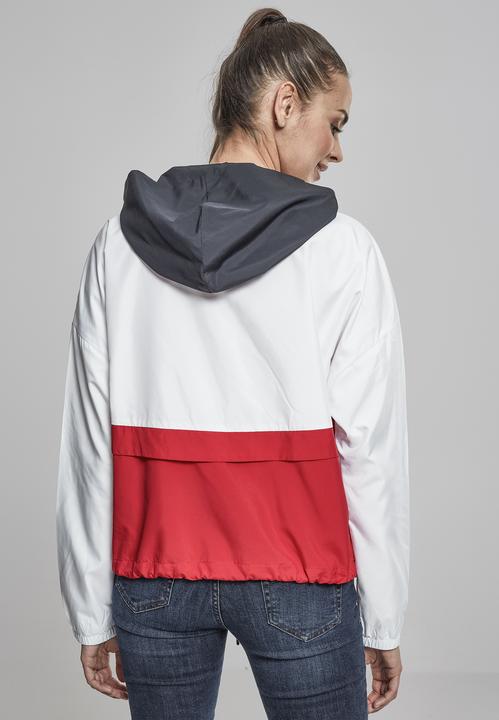 Actual product image Urban Classics Ladies 3-Tone Oversize Windbreaker (L)