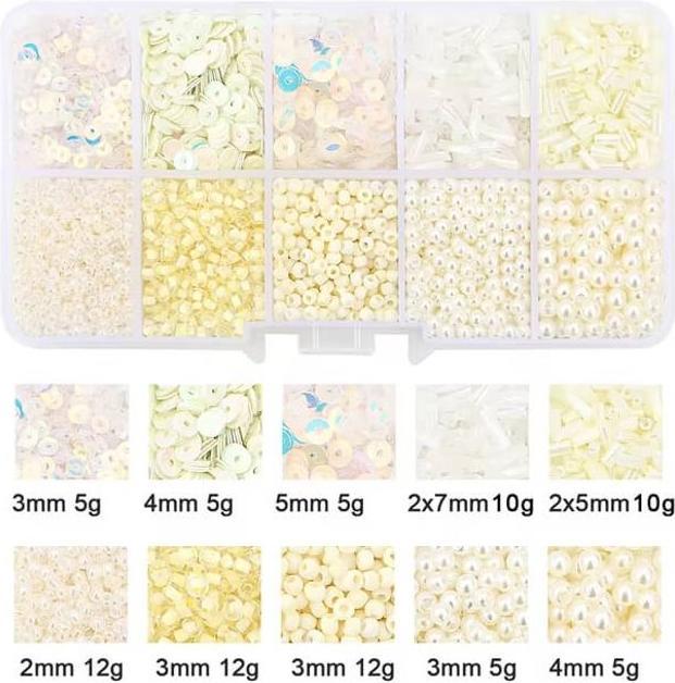 Image du produit MU Classic Petit kit de bijoux en perles pour enfants pour le bricolage