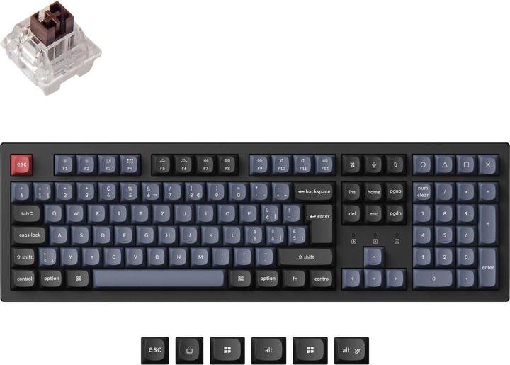 Immagine prodotto Keychron K10 Pro (CH, Cablato, Senza fili)