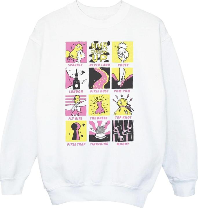 Immagine prodotto Disney Tinkerbell Squares Felpa Donna (XXL)