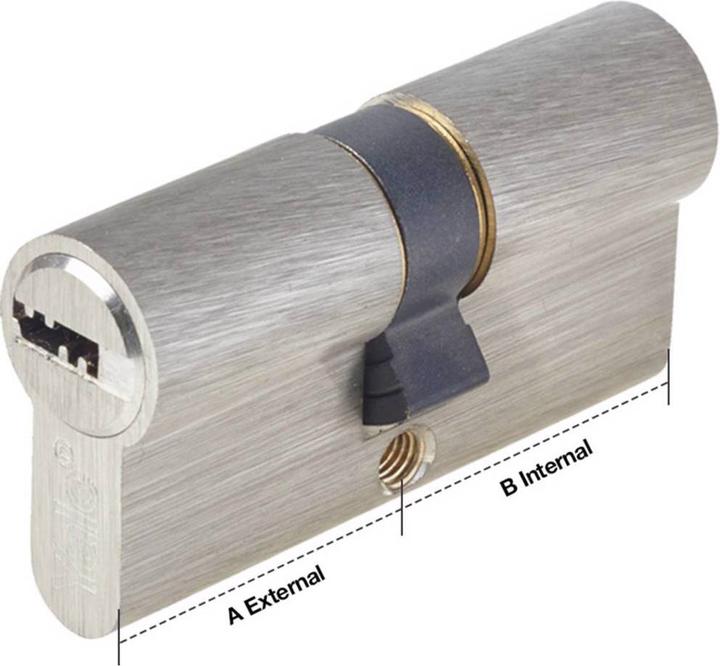 Immagine prodotto Yale Profilo doppio cilindro serie 1000, dimensione esterna/interna: 45/45 mm (Cilindro profilato)