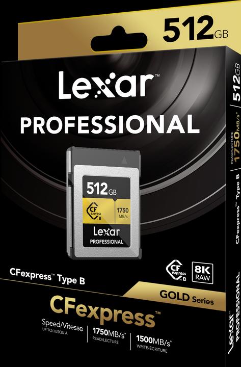 Image du produit Lexar Série d'or (512 Go, CFexpress type B)