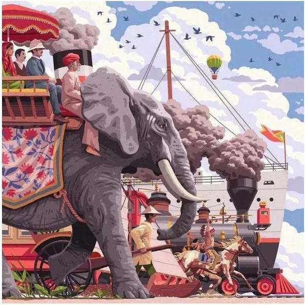 Immagine prodotto Ravensburger Puzzle 12001201 - Il giro del mondo in 80 giorni - Art&soul- puzzle da 750 pezzi per (750 pezzi)