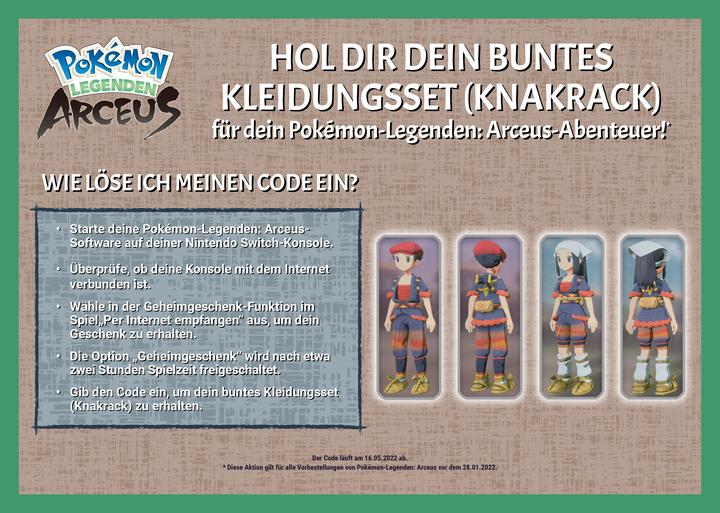 Produktbild Nintendo Pokémon Legenden: Arceus (Switch, Multilingual)