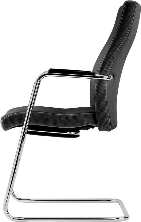 Actual product image Nowy Styl Cantilever chair, W 470 x D 470 x H 427 mm, incl. armrests, stackable up to 3 units, upholstered