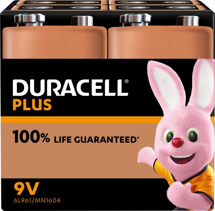 Image du produit Duracell Plus de pouvoir (4 pcs, 9V Block)