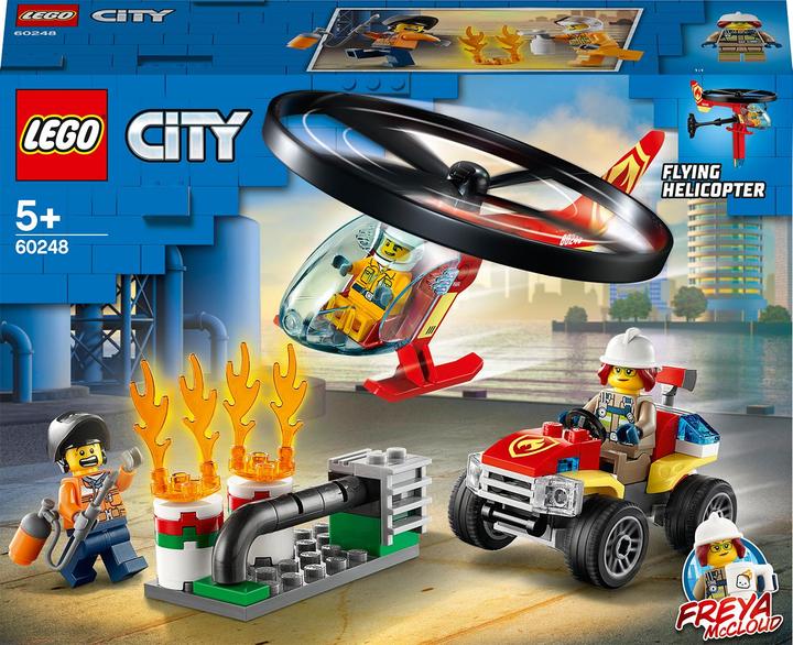Image du produit LEGO Opération avec l'hélicoptère des pompiers (60248, LEGO City)
