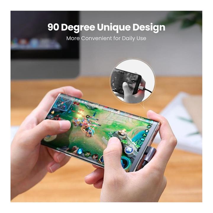 Image du produit Ugreen USB C – USB C (2 m, USB 2.0)