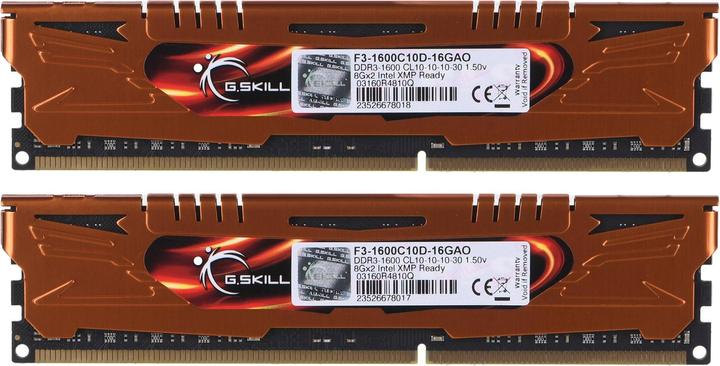 Produktbild G.Skill 16GB PC3-12800 Kit Speichermodul 2 x 8 GB DDR3 1600 MHz (2 x 8GB, 1600 MHz, DDR3-RAM, DIMM)