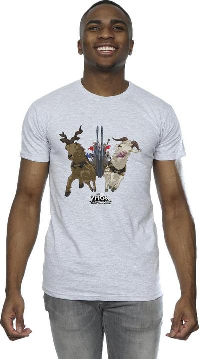 Immagine prodotto Thor Love And Thunder Viking Ship Maglietta Uomo (XL)