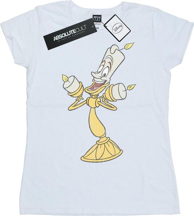 Immagine prodotto Disney Beauty And The Beast Lumiere Distressed Maglietta Donna (S)