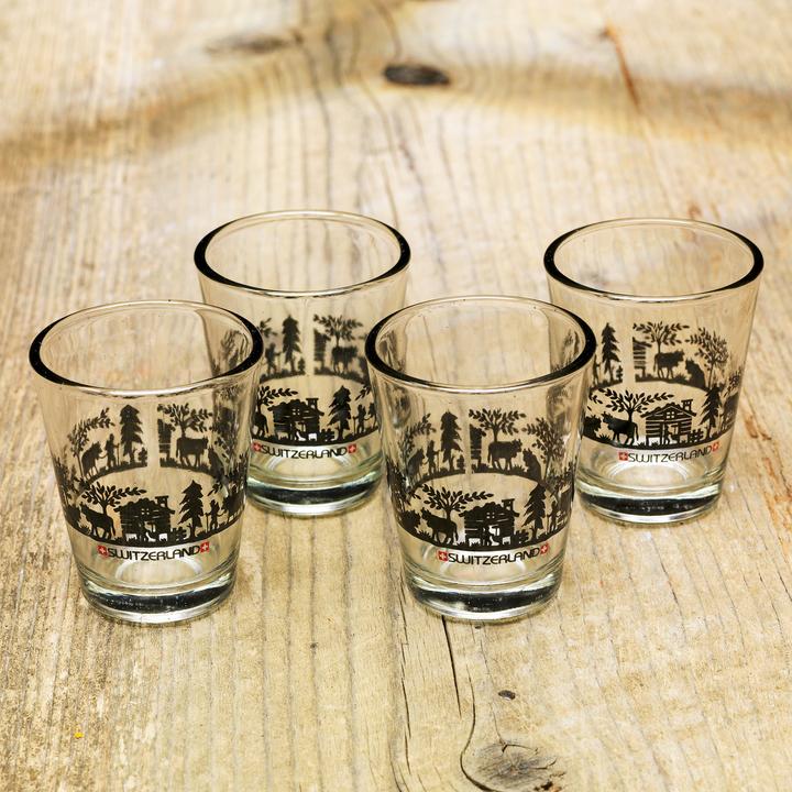 Actual product image Angela Bruderer Shot glasses "Silhouette" set of 4 (4 x, Shot glass)