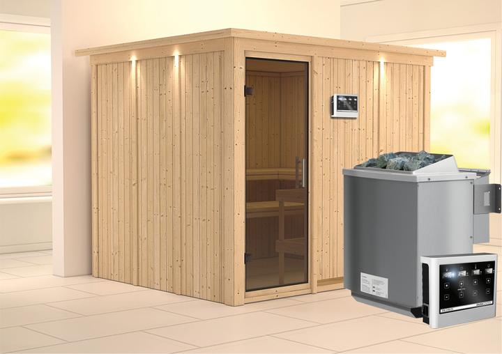 Produktbild Karibu Gobin mit Dachkranz (9 KW Bio externe Steuerung)