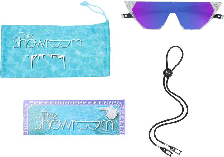 Actual product image Pit Viper The Showroom The Quartz (Silver, Purple Mirror, Blue)