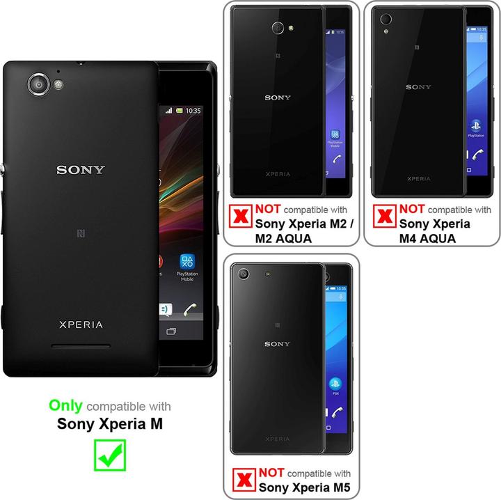 Productafbeelding Cadorabo TPU S-Line Cover (Xperia M)