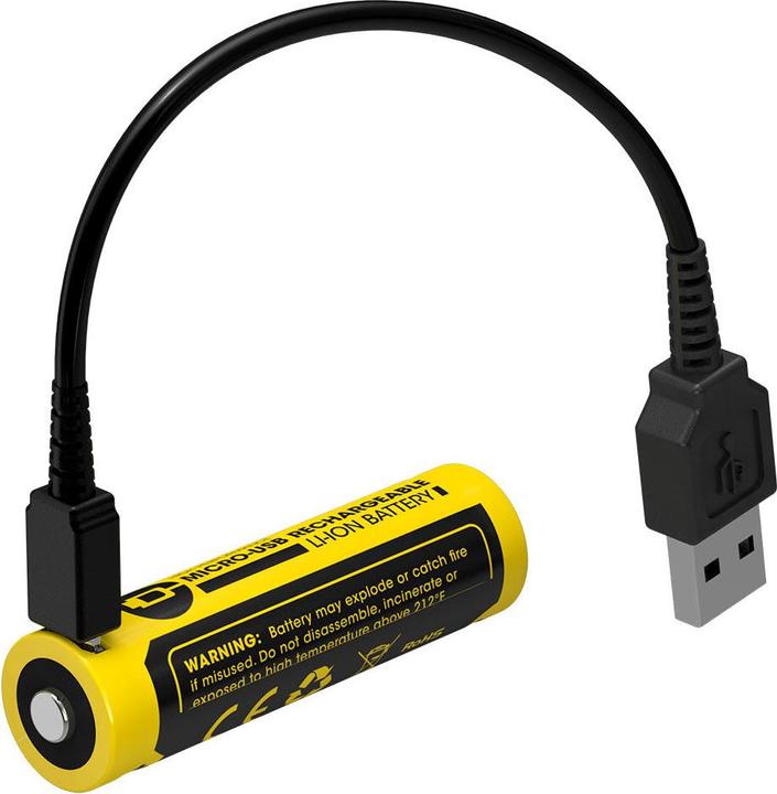 Actual product image Nitecore Li-Ion battery type 14500 - 750mAh - NL1475R