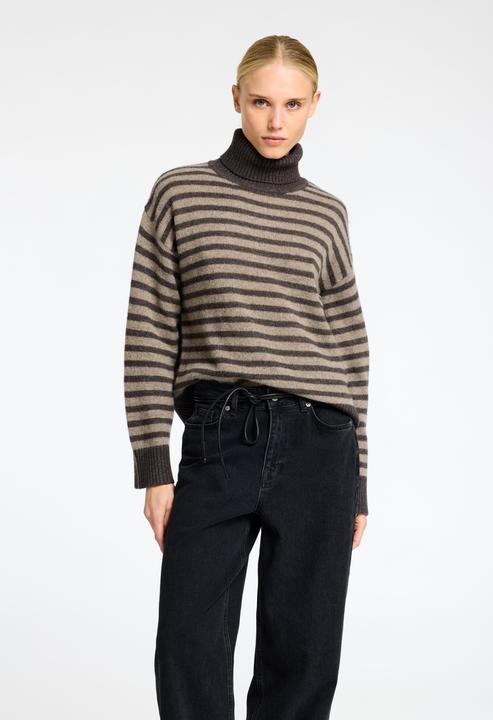 Image du produit Selected Femme Pull à col roulé en tricot (XL)