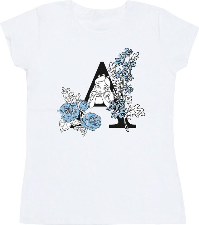 Immagine prodotto Disney Alice In Wonderland Letter A Maglietta Donna (M)