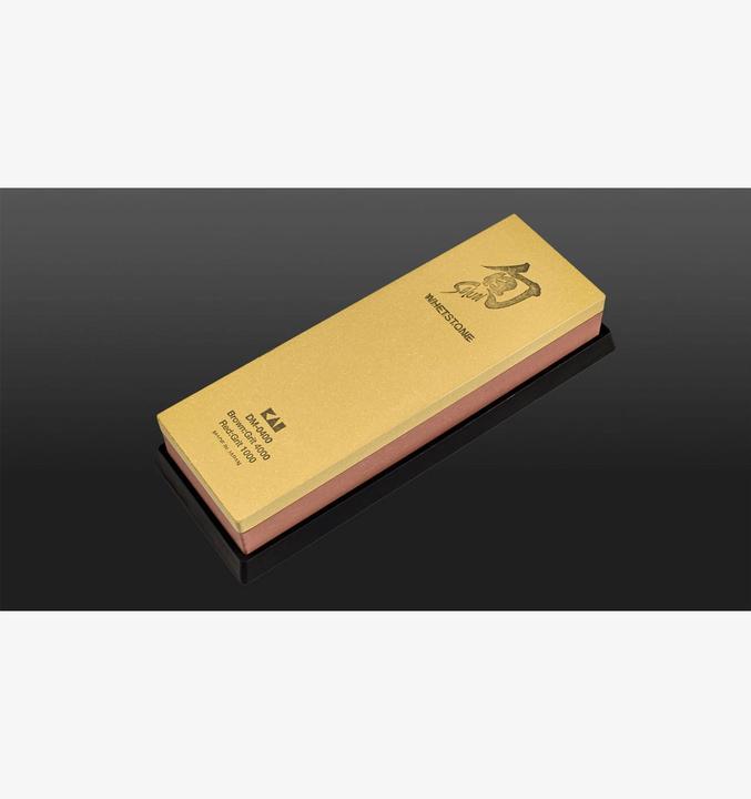 Actual product image Kai Shun combination sharpening stone