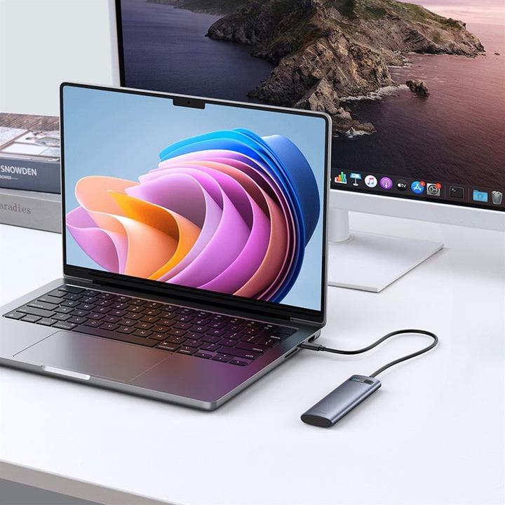 Image du produit Baseus Boîtier SSD FlyJoy Series (M.2 NVMe) Gris Espace (M.2 2242)