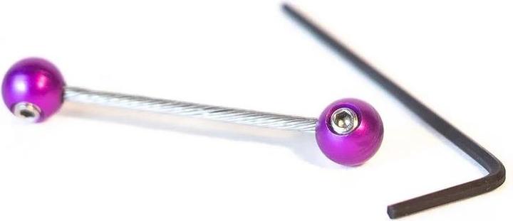 Actual product image Paul Component Engineering Paul Component X Forager Cycles Cable Cherries cable end sleeves, 2 pcs, purple