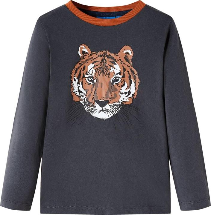 Produktbild VidaXL Kinder-Langarmshirt Anthracite 104,Material: 100 (104)