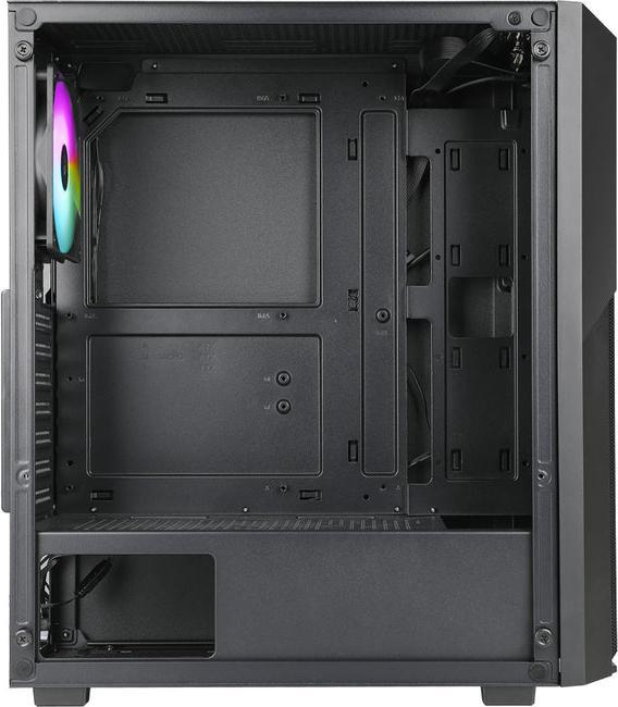 Actual product image Azza Boitier Moyen Tour ATX Fighter RGB avec panneau vitré (Noir) (ATX, ITX, mATX)