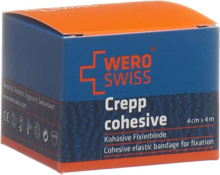 Wero Swiss Lux K-10 Elastische Fixierbinde 4mx4cm weiss
